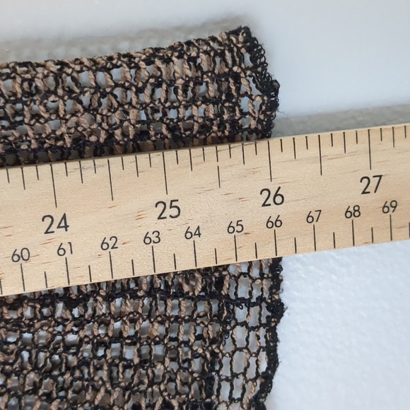 Point Zero Sheer Blouse Womens XXL Pullover Sequin Formal Corpcore - Picture 7 of 7